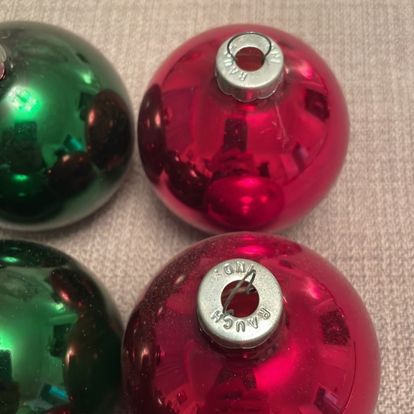 Set of 10 Vintage RAUCH IND. Glass Christmas Ornaments in Good Condition - Picture 6 of 11